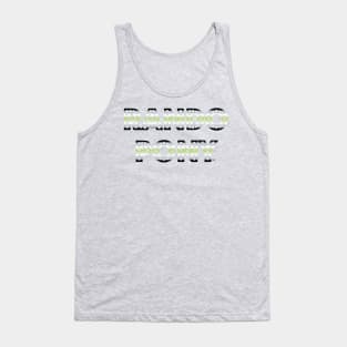 RandoPonyTM Marquee Agender Gradient Tank Top